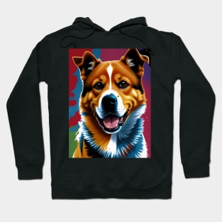 drawing dog line art Hoodie